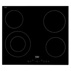 Beko HIC64402T Ceramic Hob, Black